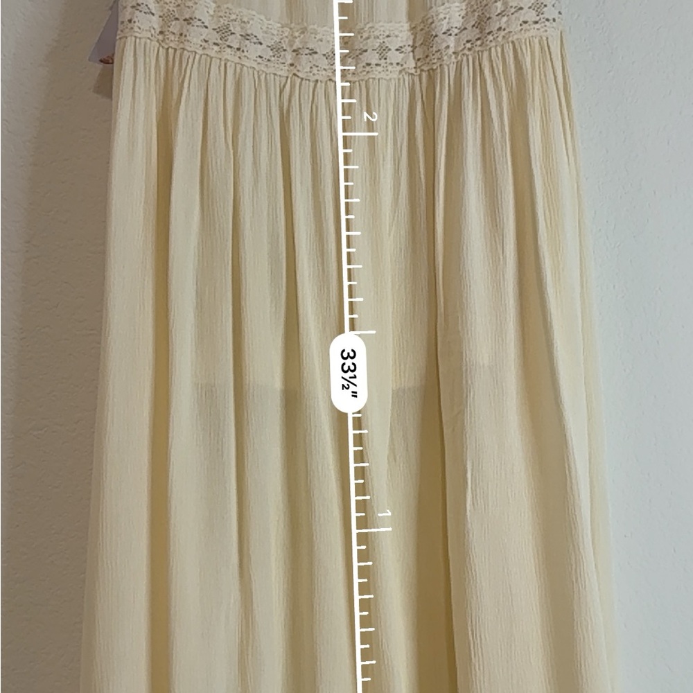 🆕 Boho Western Lace-Tiered Maxi Skirt – Antique White – XL 🆕 - Picture 15 of 16